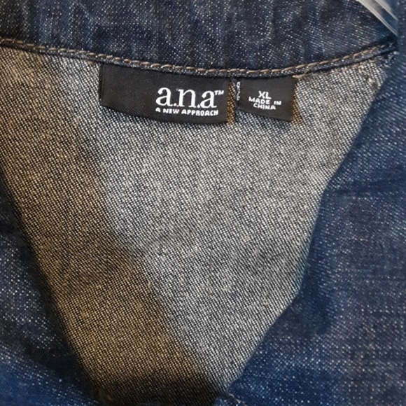 A.N.A Denim Jacket, size XL - Picture 2 of 4